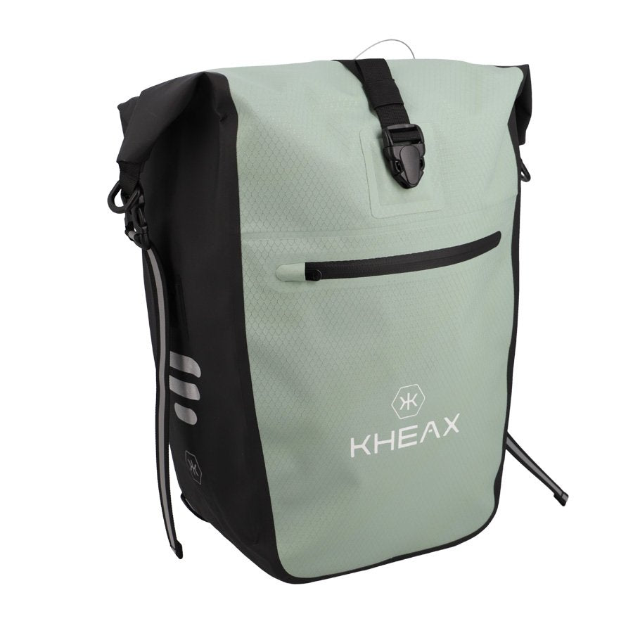 KHEAX SACOCHE VELO PORTE BAGAGE IZOARD II VERT SAUGE ETANCHE 60X30X17 CM 31