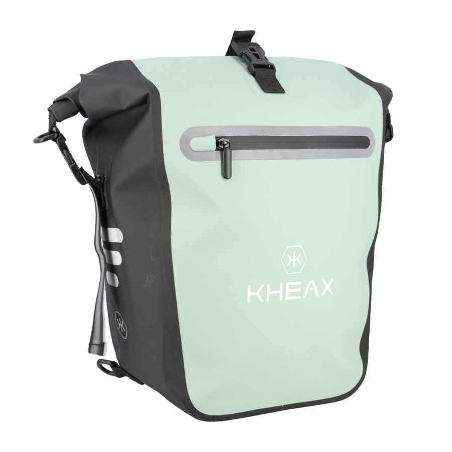 KHEAX SACOCHE VELO 30L PORTE BAGAGE/SAC A DOS KHEAX VENTOUX II VERT SAUGE ETANCHE 61X30X17 CM