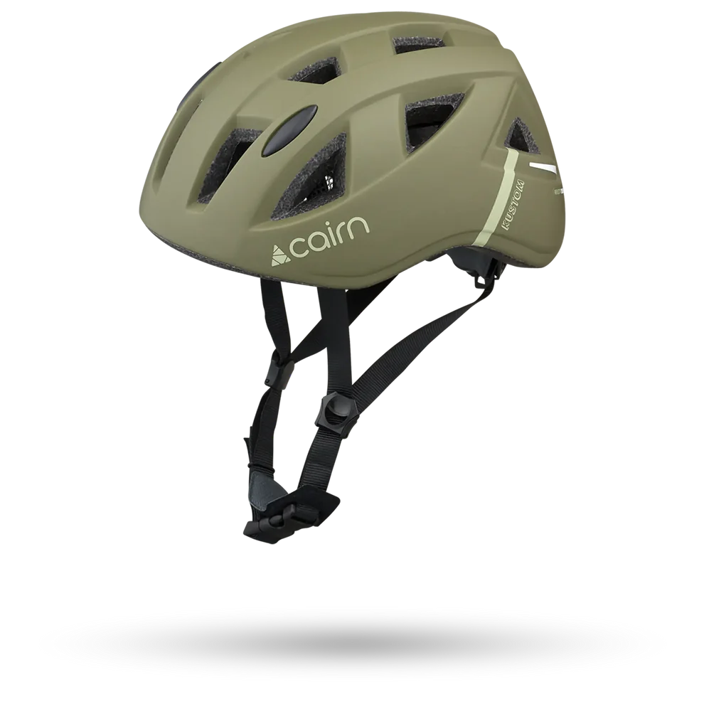 CAIRN Casque vélo loisir kustom mat olive
