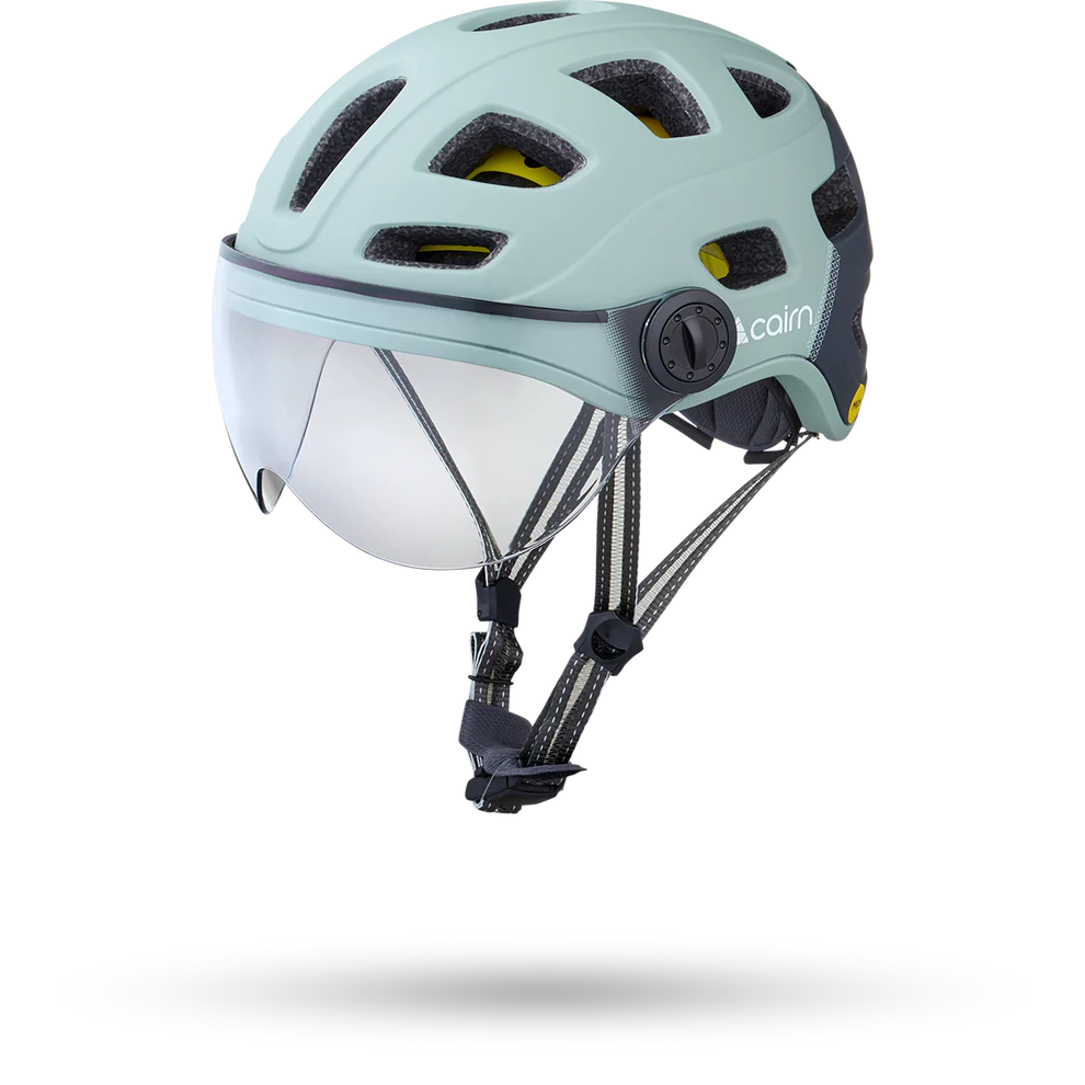 CAIRN Casque vélo QUARTZ VISOR MIPS MAT EUCALYPTUS GREY