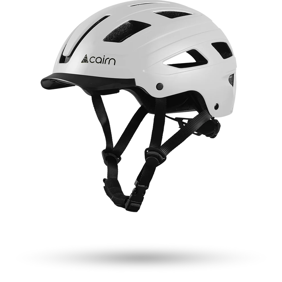 CAIRN Casque vélo urbain clarke blanc mat