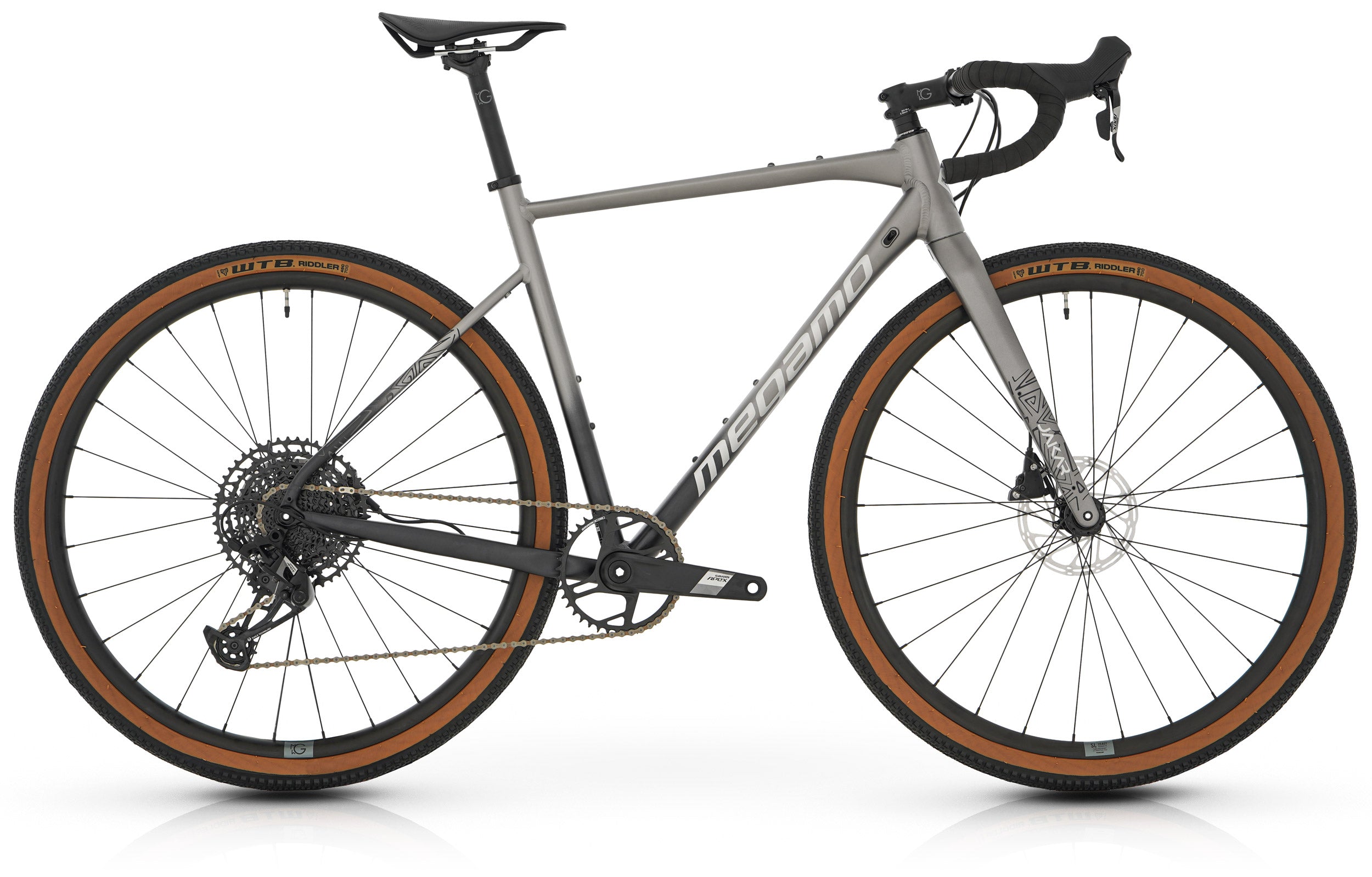velo gravel megamo jakar 20 gris sram apex 1x12